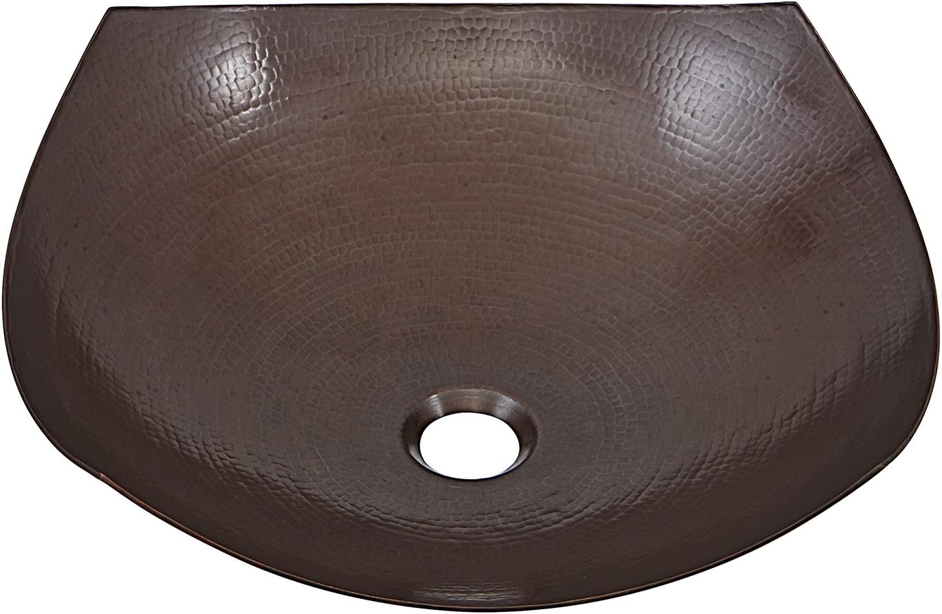 Sinkology SB30816AG Lovelace Above Counter Handmade Vessel Pure Solid