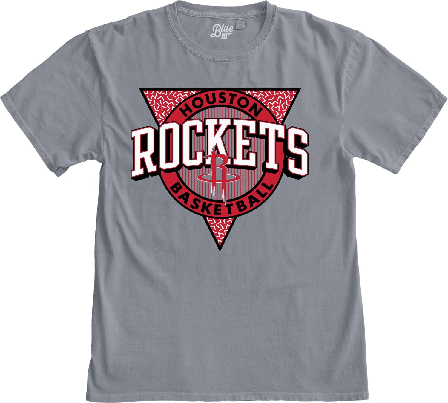 Blue 84 NBA Unisex-Adult NBA Officially Licensed T-Shirt Ringspun Triblock Gray