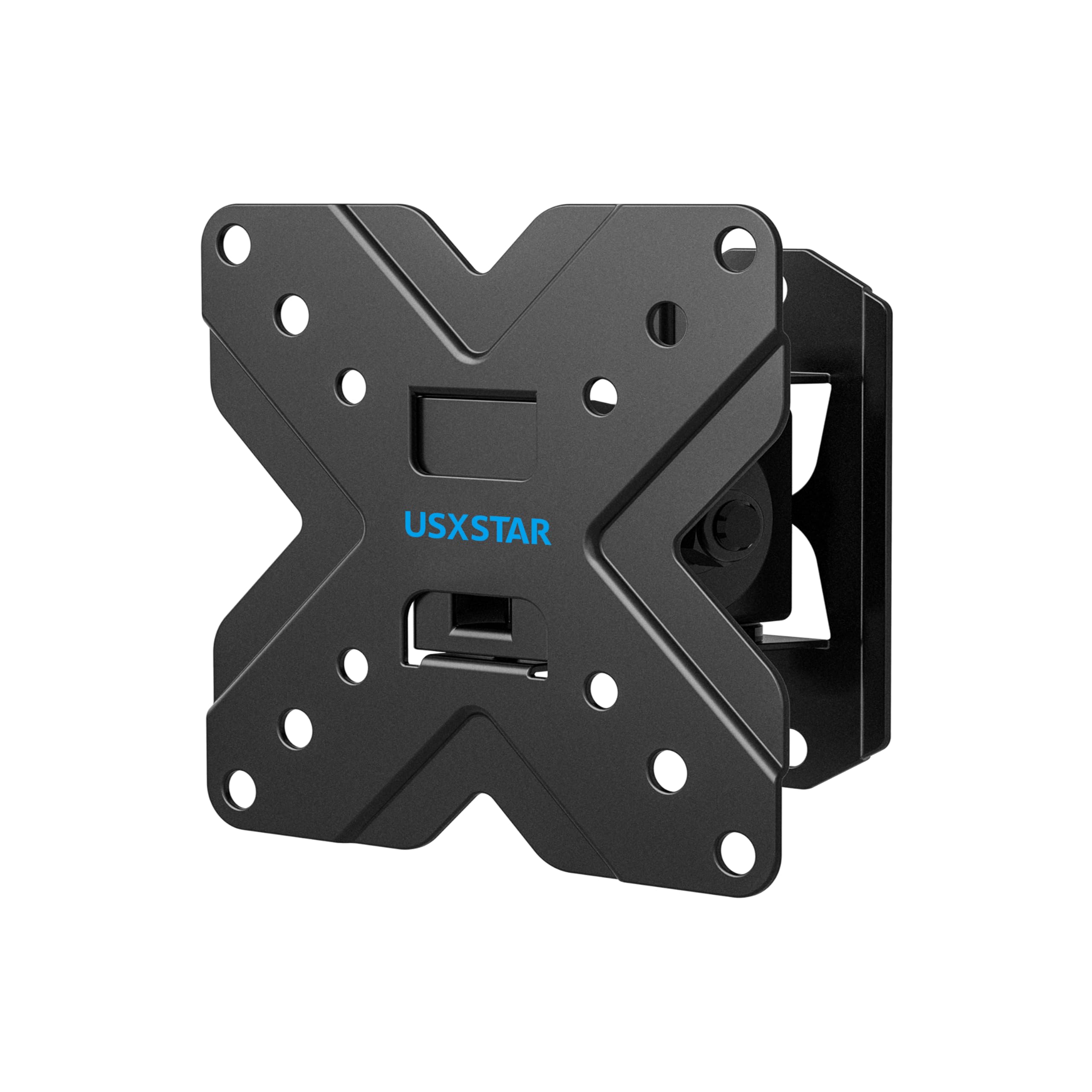 Monitor Wall Mount RV TV Mount for Most 10-26 inch TVs and Monitors, Small TV Mount with Low-Profile Slim Design, Monitor Mount up to VESA 100x100mm and 22 LBS, Single Stud Vesa Wall Mount