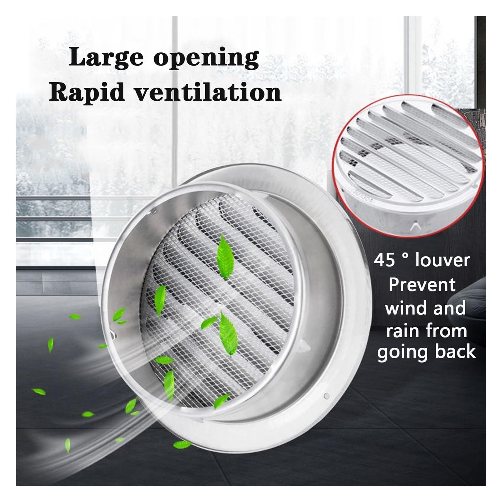 Griglia Ventilazione Sfiato Esterno Cappuccio A Griglia Di Ventilazione