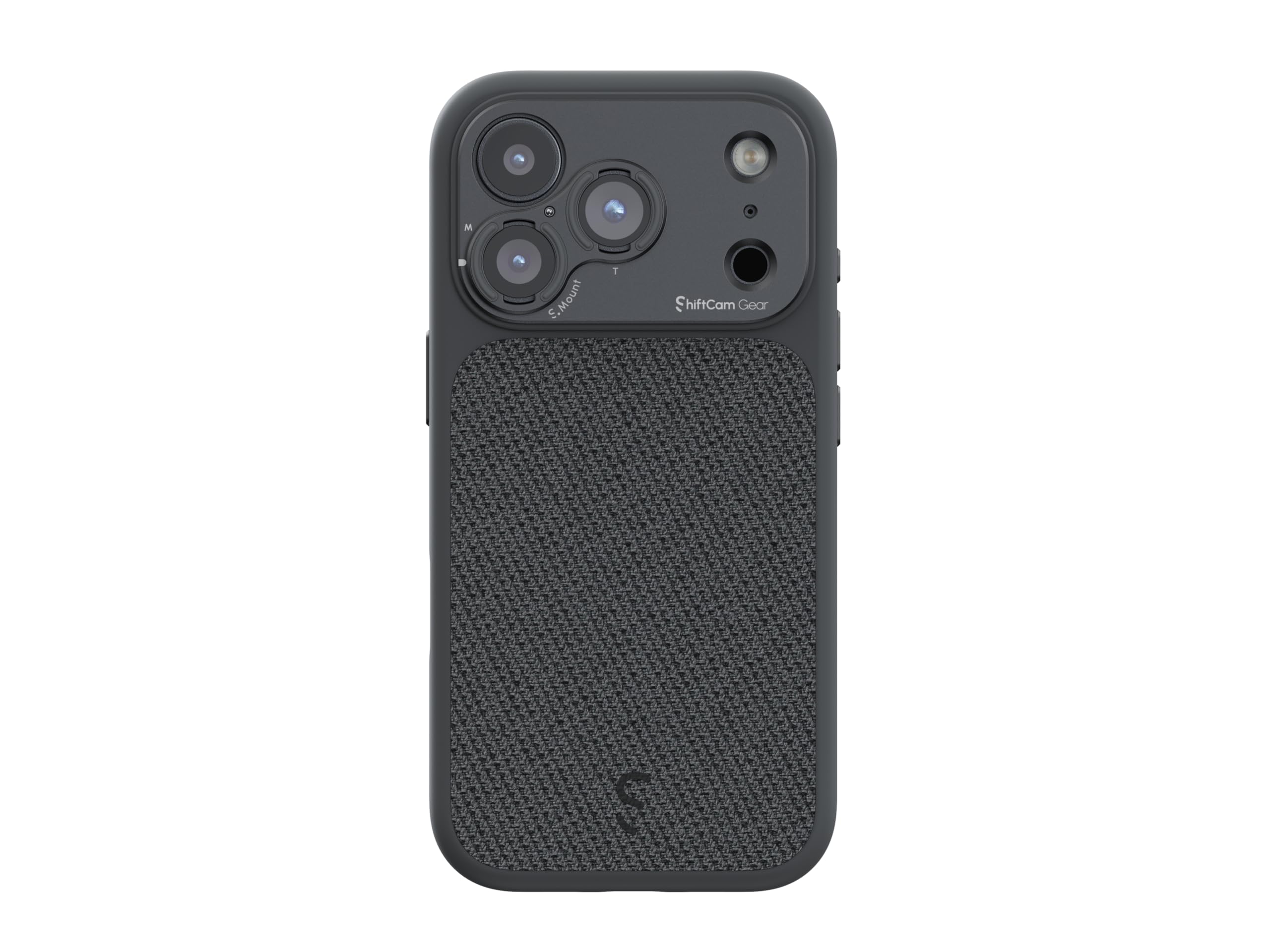 ShiftCam Custodia per fotocamera per iPhone 17 Pro, supporto per obiettivo integrato, magnetico, grigio scuro, scatta foto mozzafiato all'istante