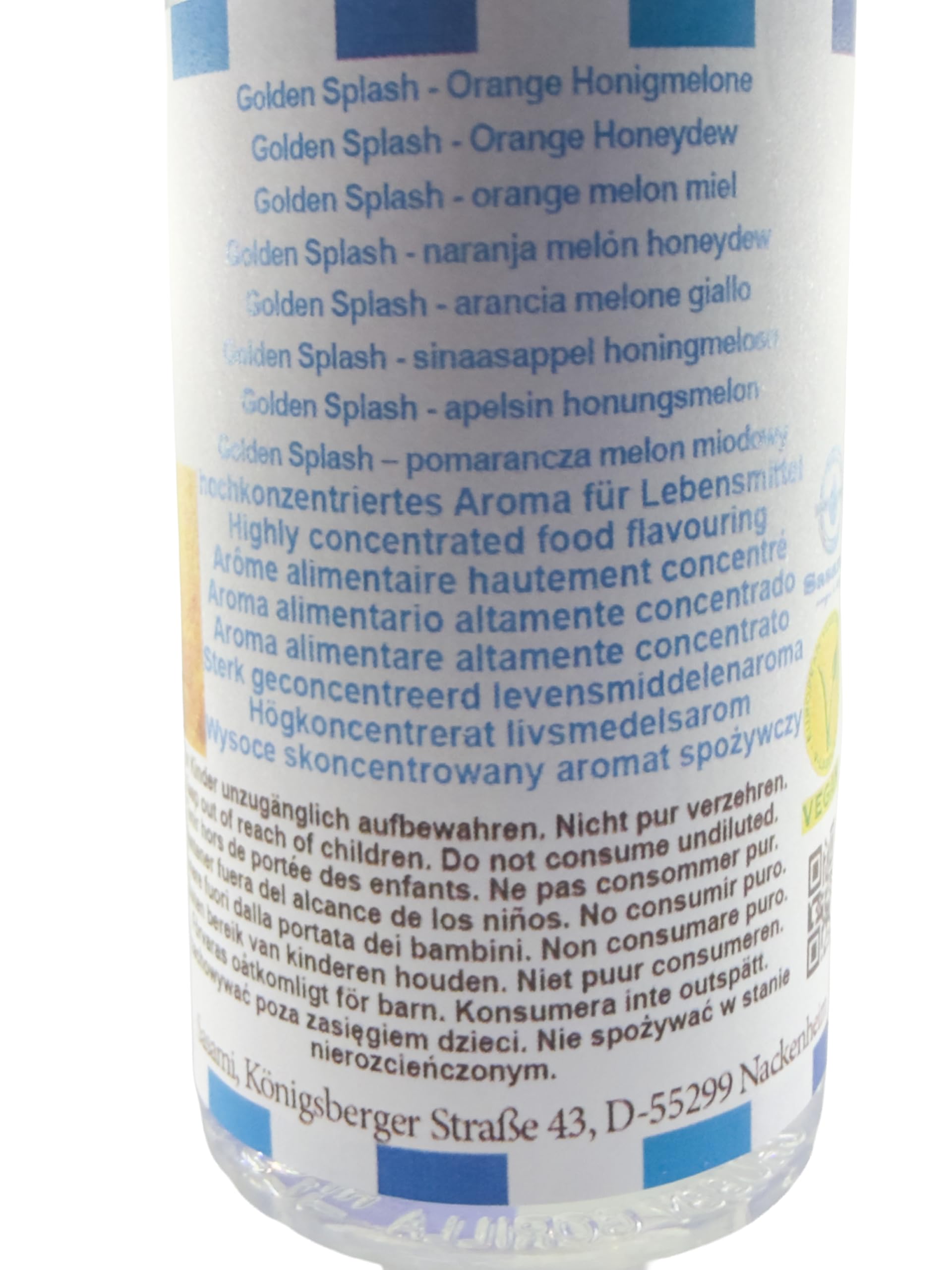 Golden Splash – pomarańcza melon miodowy aromat koncentrat – Wegański – Sasami – 100ml