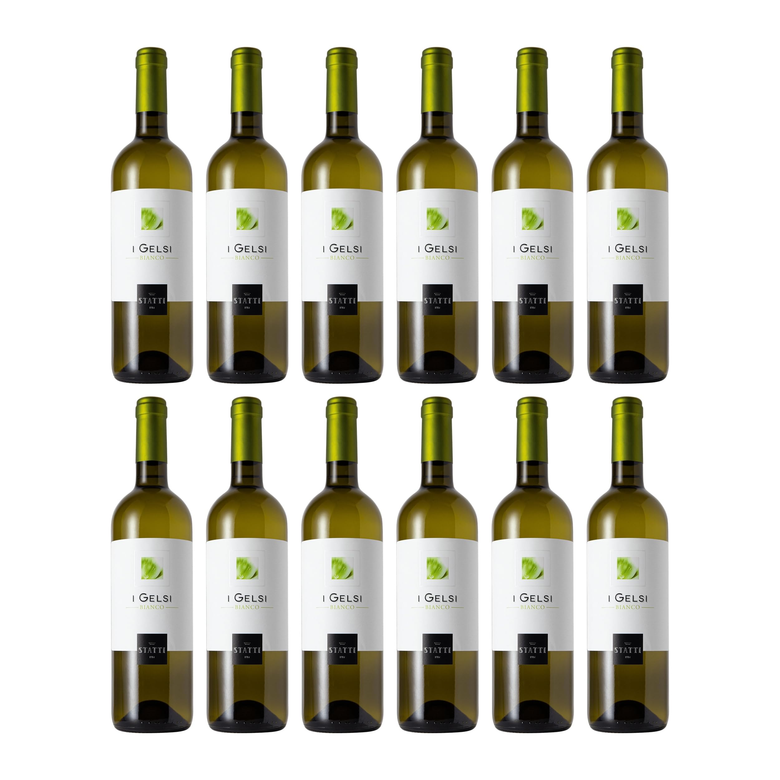 Statti Gelsi Bianco lieblich Weisswein Weiss Italien inkl. Feinwert E-book (12 x 0.75 l)