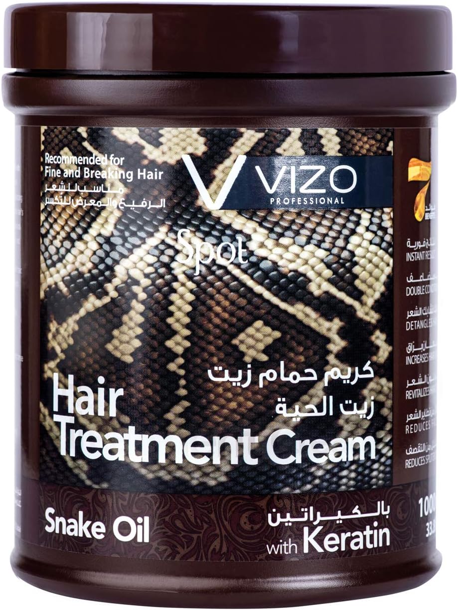 Vizo Spot Hair Treatment Cream Snake Oil with Keratin 1000ml (V