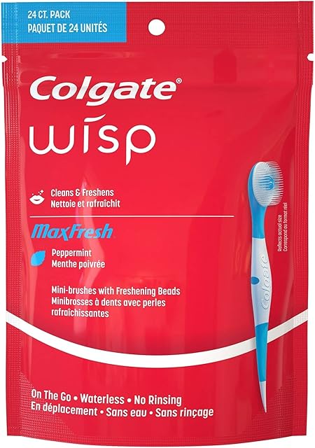 Colgate Wisp Max Fresh Peppermint Mini-Brushes, 24 count