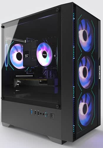 Gaming PC Desktop Computer, i7-6700 CPU Up to 4.0GHz, GTX
