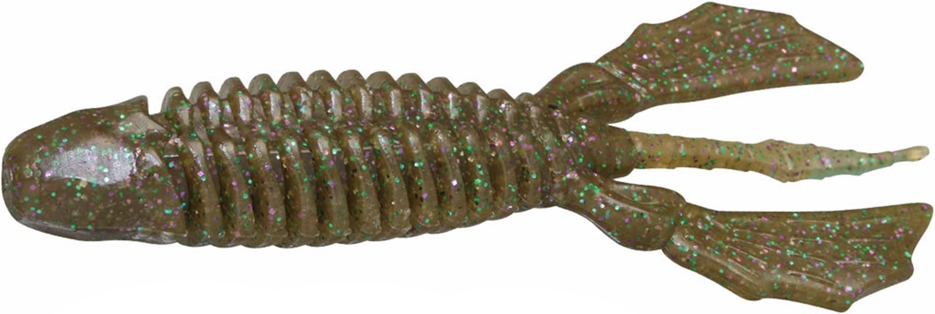 Jackall Lures Archelon Soft Craw Bait Lure, 4 1/2" Body Length, Green Pumpkin Candy, per 5