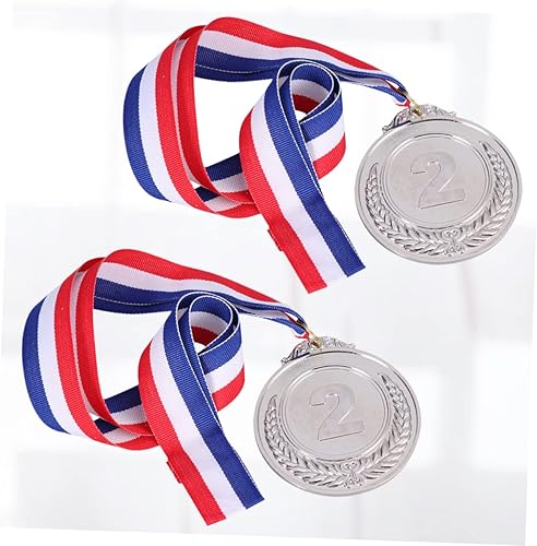 Miniatura 6 de Kisangel 6 Pcs Winner Medals Living The Dream Metal Award Medals Second Prize Medal Highest Achievement Medal The Medal Wheat Winner Medal