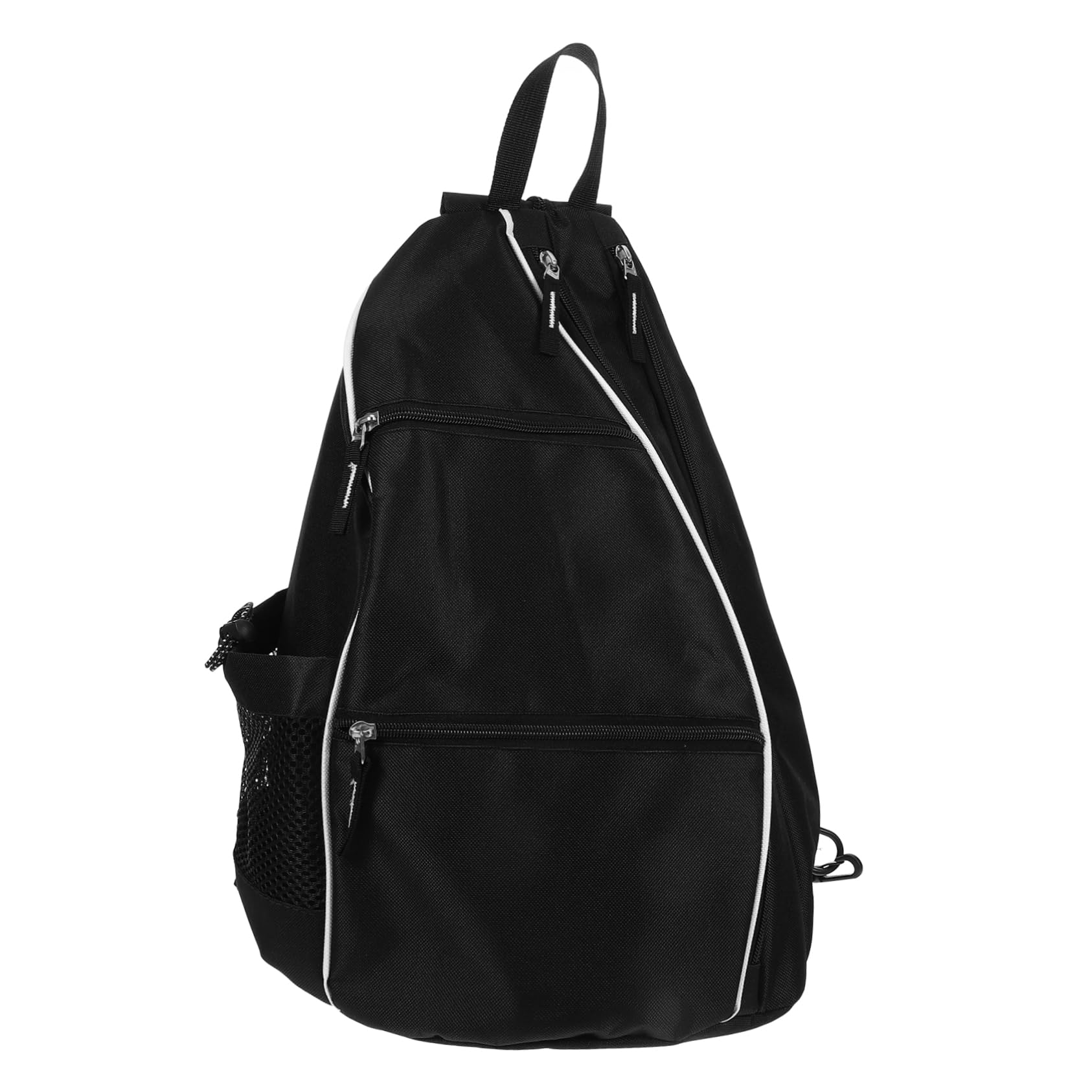 Gogogmee Cricket Kit Bag Ball Racket Backpack Black Easy to Use Sturdy Polyester Versatile Ball Accessory Bag