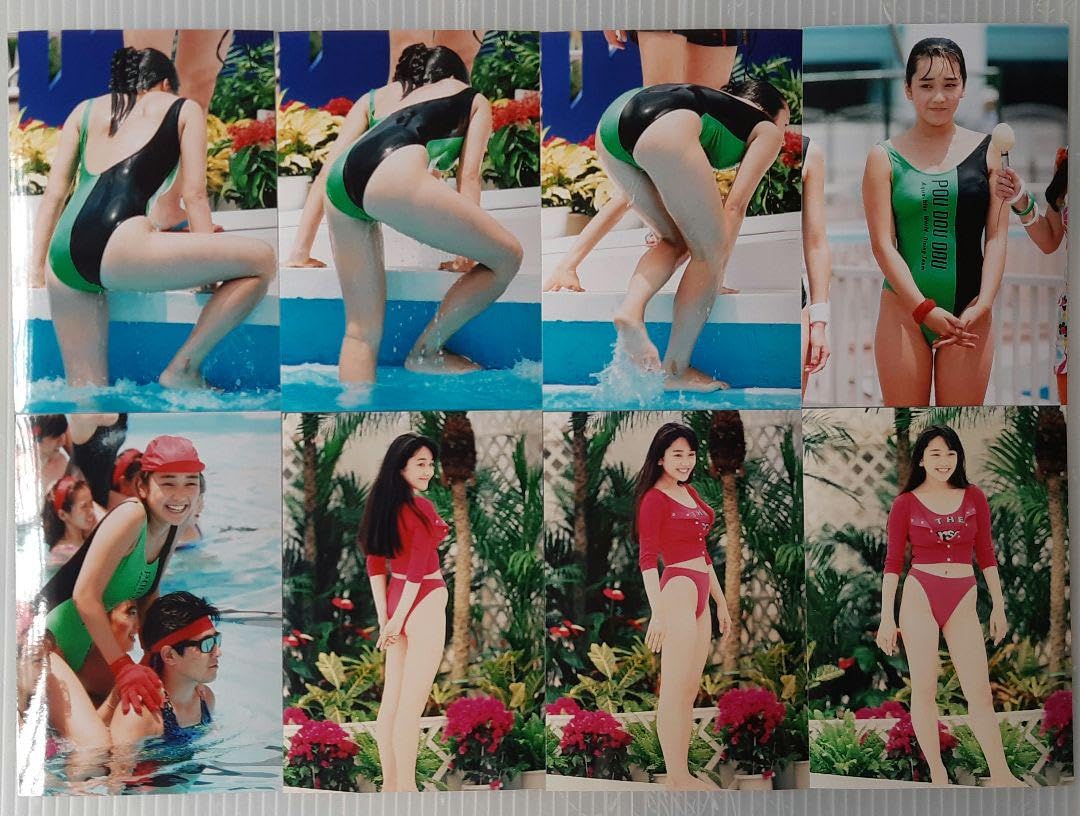 Amazon.co.jp: ②西田ひかる水泳大会水着写真Lサイズ24枚