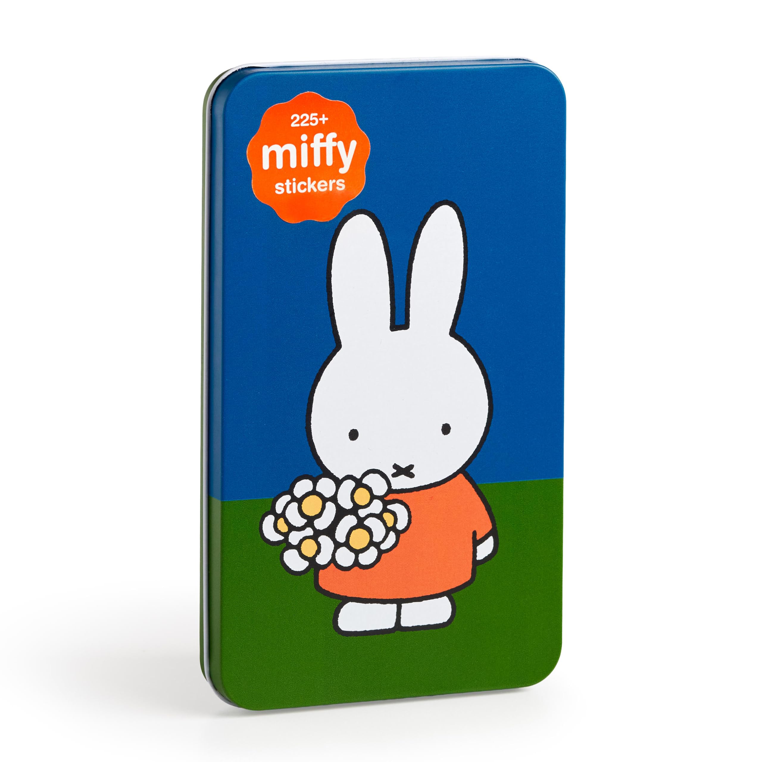Galison Miffy Sticker Tin – 22 Pages of Miffy Stickers and 2 Pages of Puffy Miffy Stickers