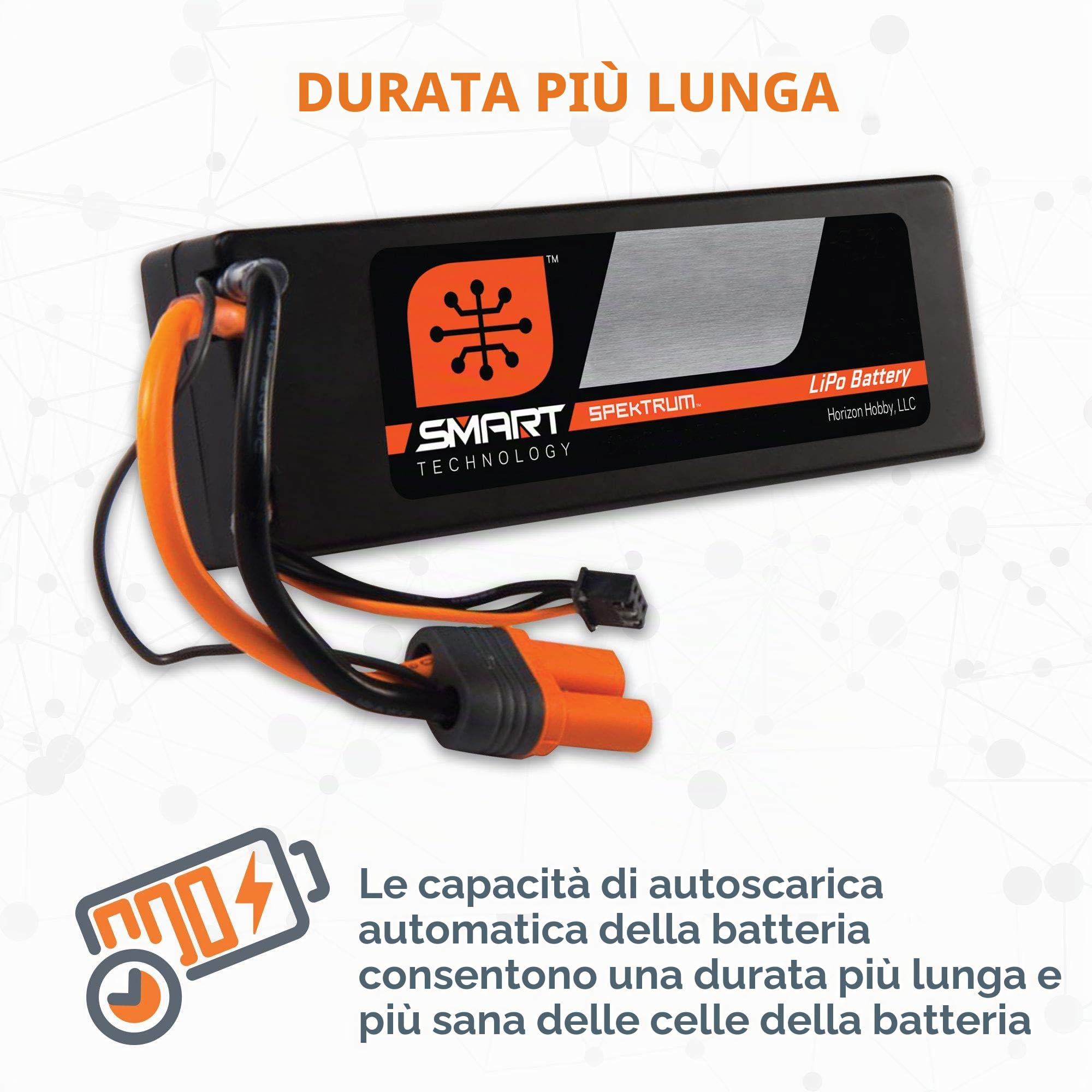 11,1 V 5000 mAh 3S 100C Smart Hardcase LiPo: IC5