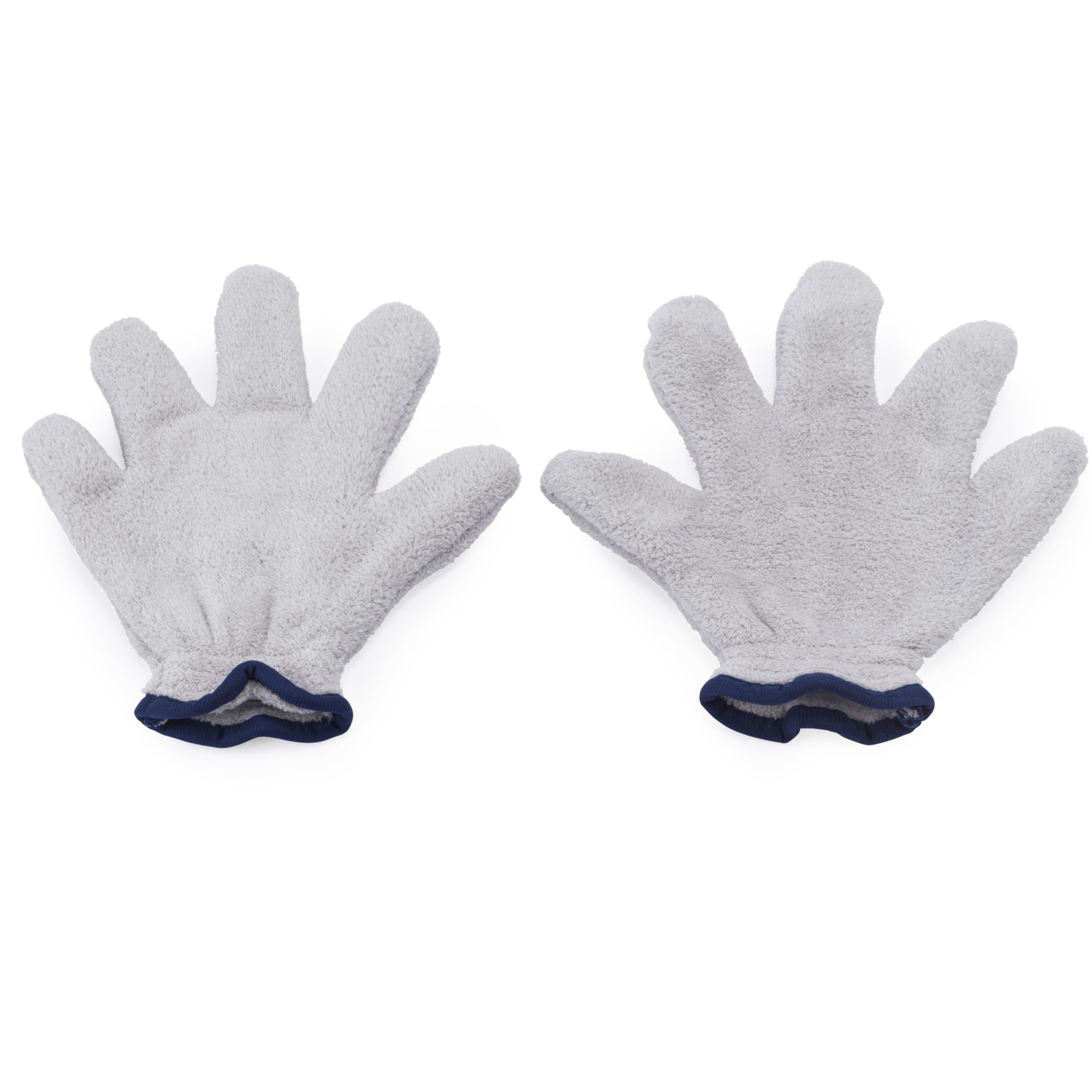 Beldray LA034061FEU7 Deep Clean Dusting Gloves – Pack of 2 Precision Dusters, Lifts and Removes Fine Dust Particles, Clean Tight Spaces, Extra-Thick Fluffy Microfibres, Machine Washable, One Size