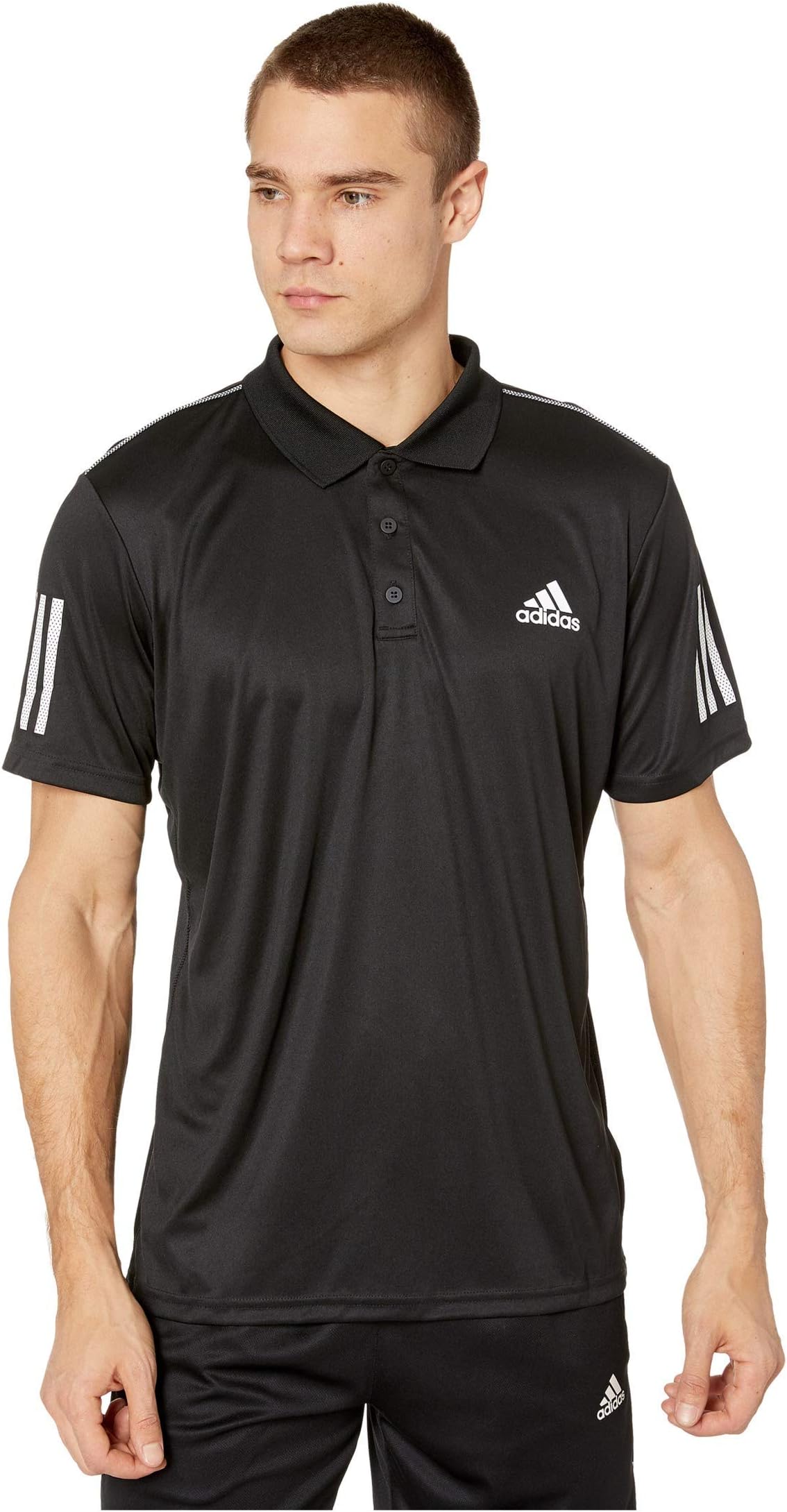 adidas golf mens gradient 3 stripes polo a206