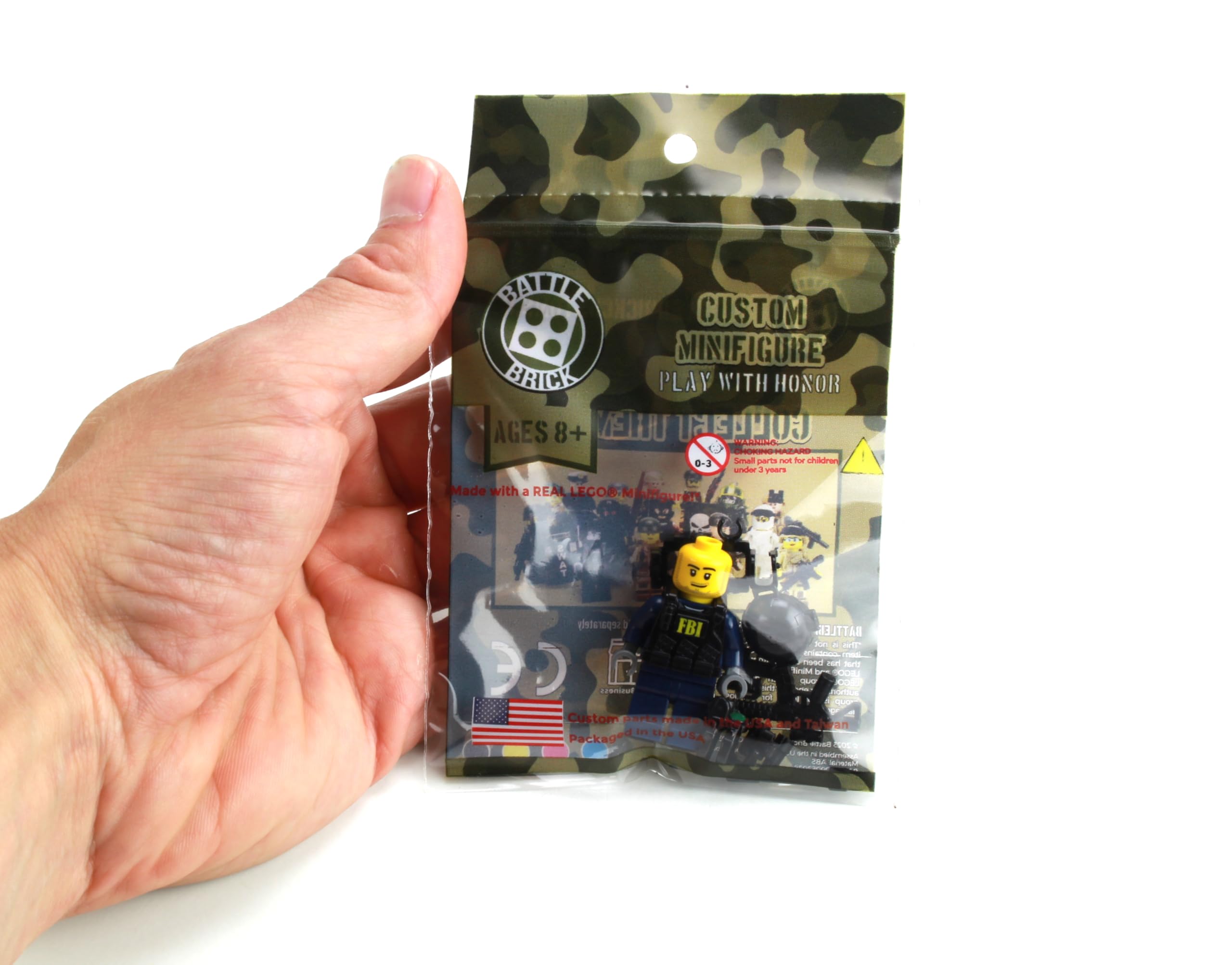 Amazon.co.jp: Battle Brick 高さ1.6インチ コレクタブルFBI SWAT