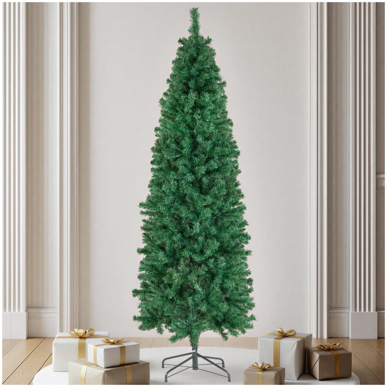 TECTAKE Artificial Christmas Tree - 6ft - Green