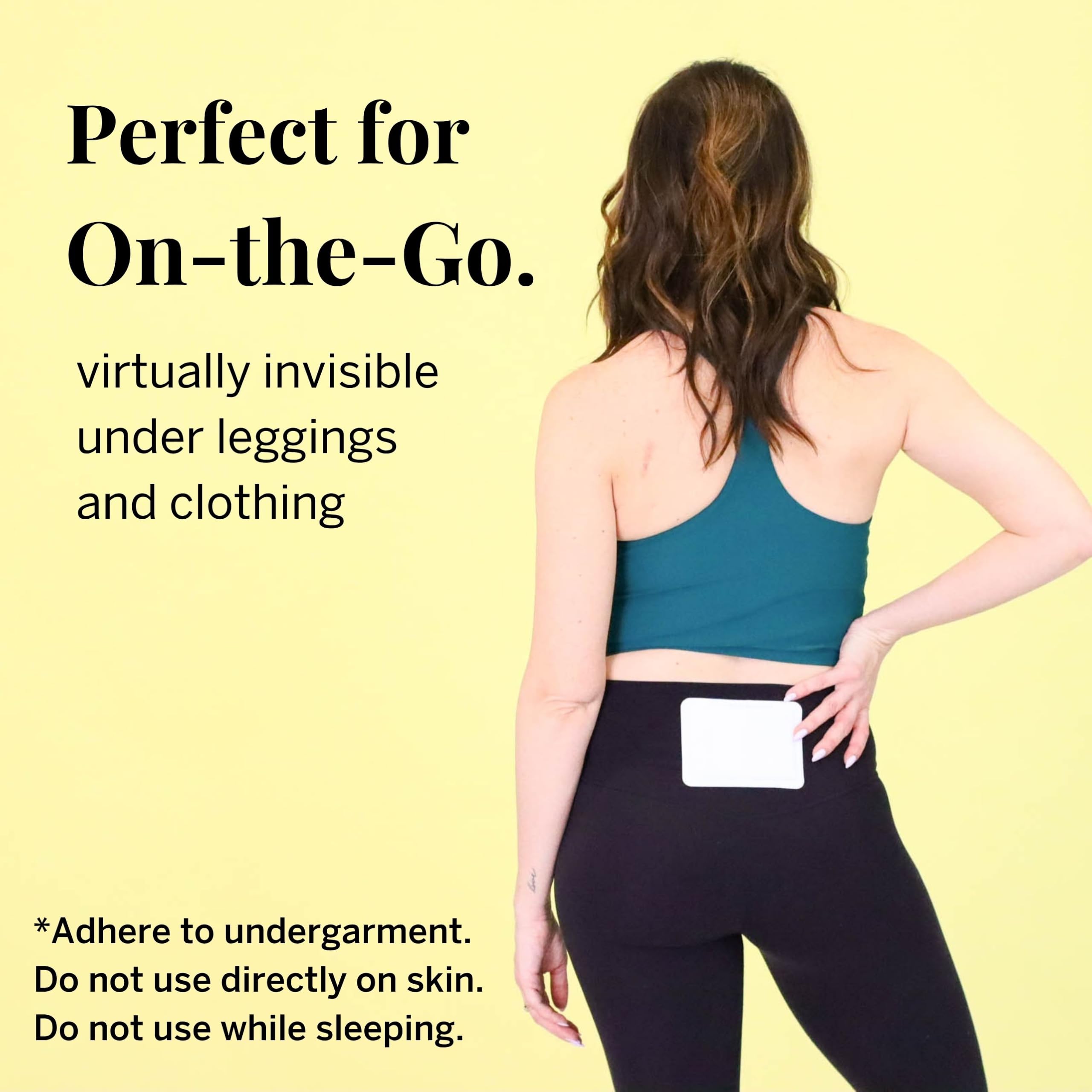 Pixie Menstrual Comfort Heat Patches – Warming Patches for Lower Abdomen & Back – Up to 8 Hours of Comforting Warmth – Discreet Disposable Heat Pads, 3 Count — Amazon image 5