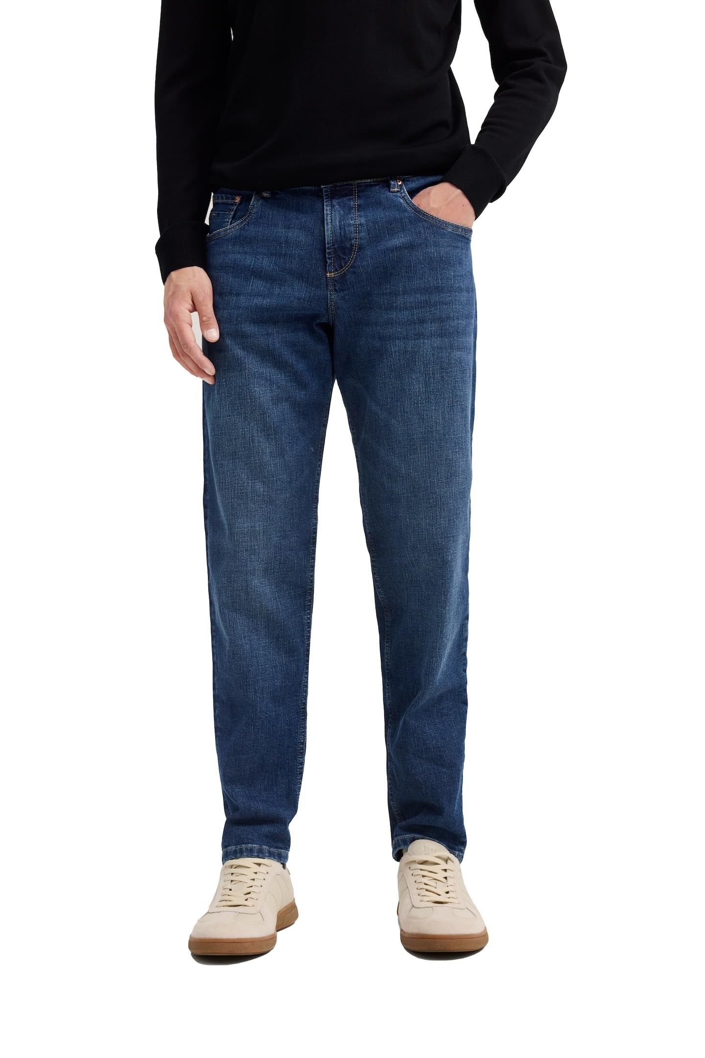 bugatti Herren Jeans 3339D-86605D aus Stretch Handcrafted Denim elastischer Baumwolle-Mix
