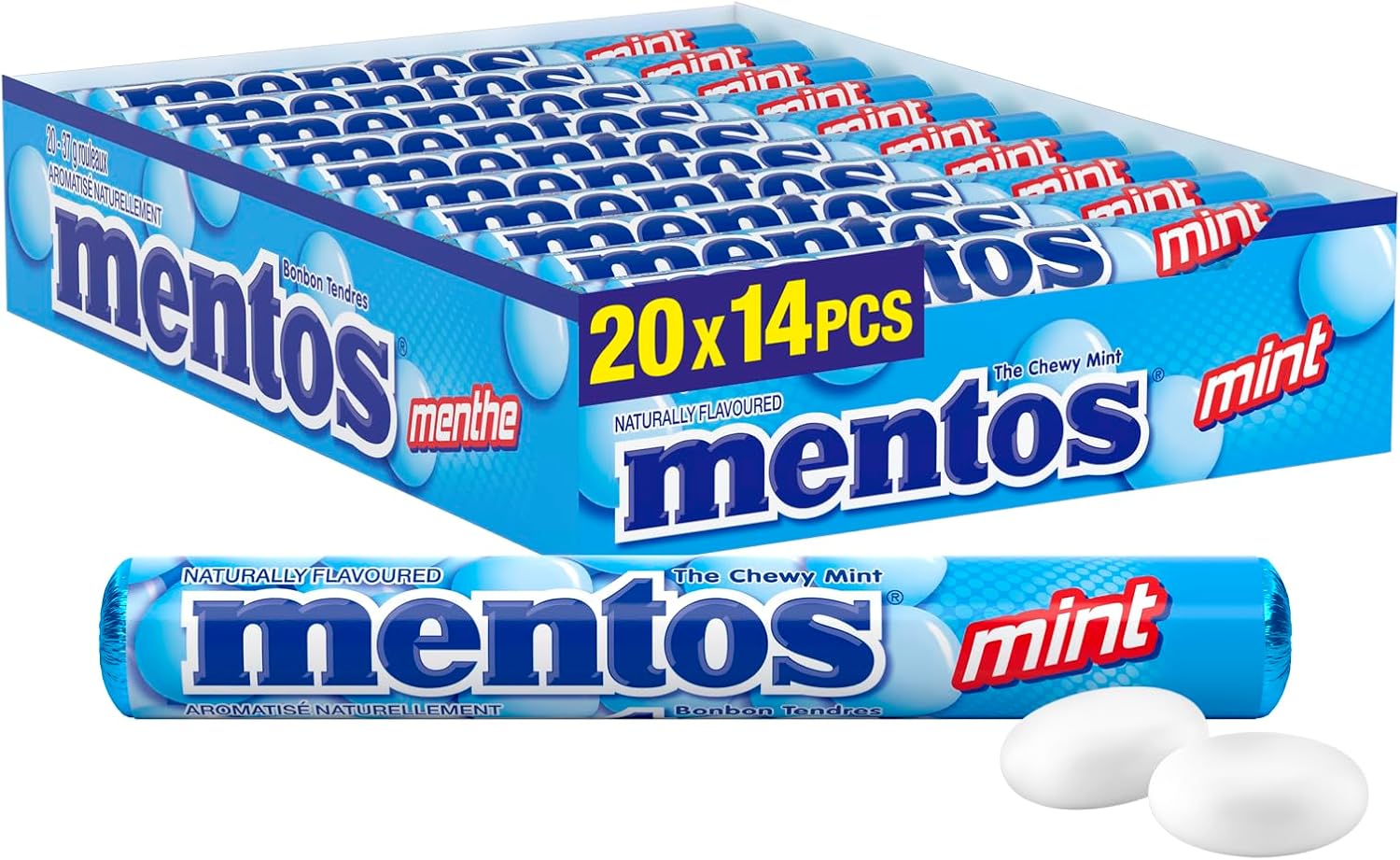 Mentos Chewy Mint Rolls Pack of 20 37g : Amazon ca: Grocery Mentos Chewy Mint Rolls Pack of 20 37g : Amazon ca: Grocery