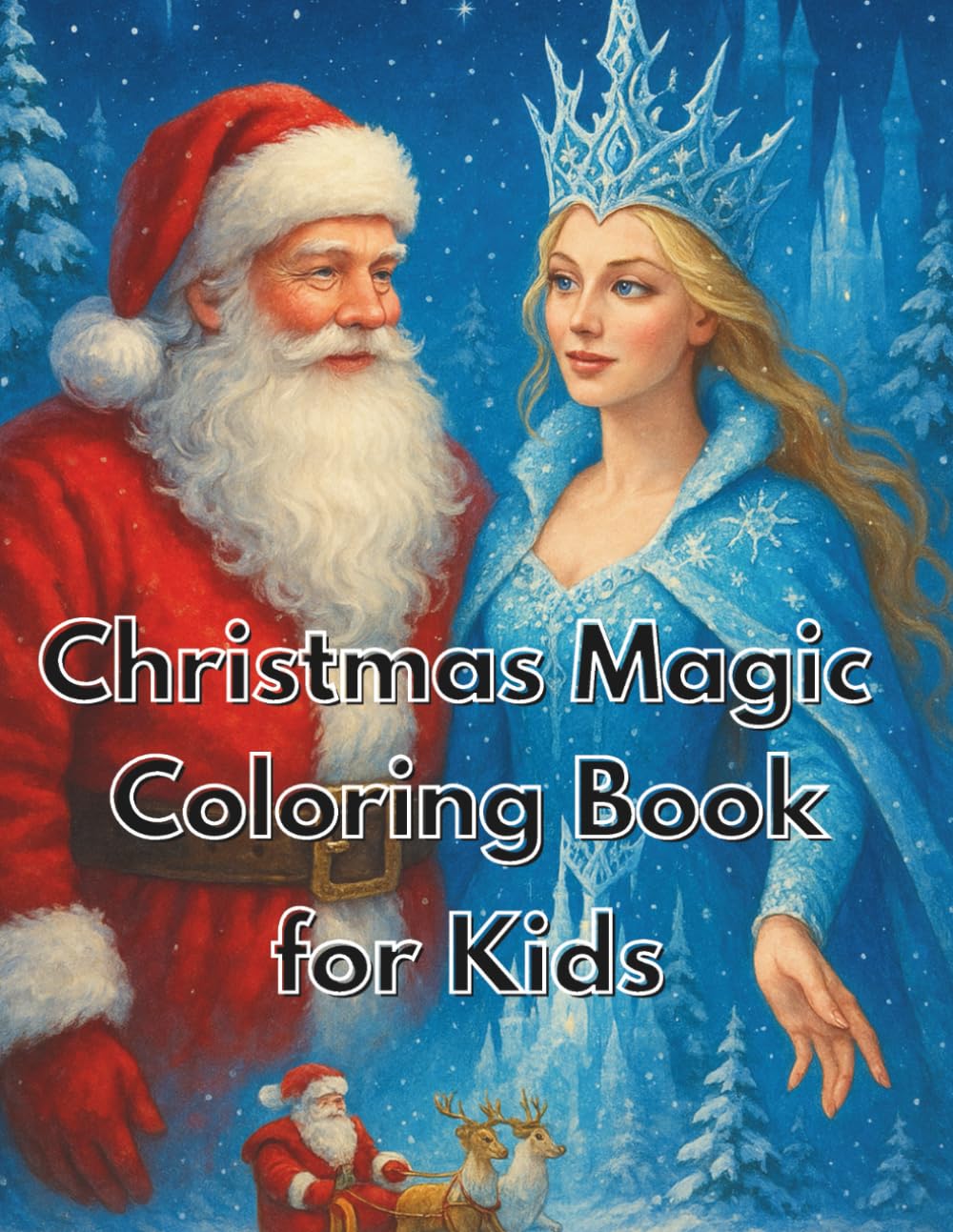Christms Magic Coloring Book for Kids: 35 Fun and Festive Christmas Pages to Color for Kids