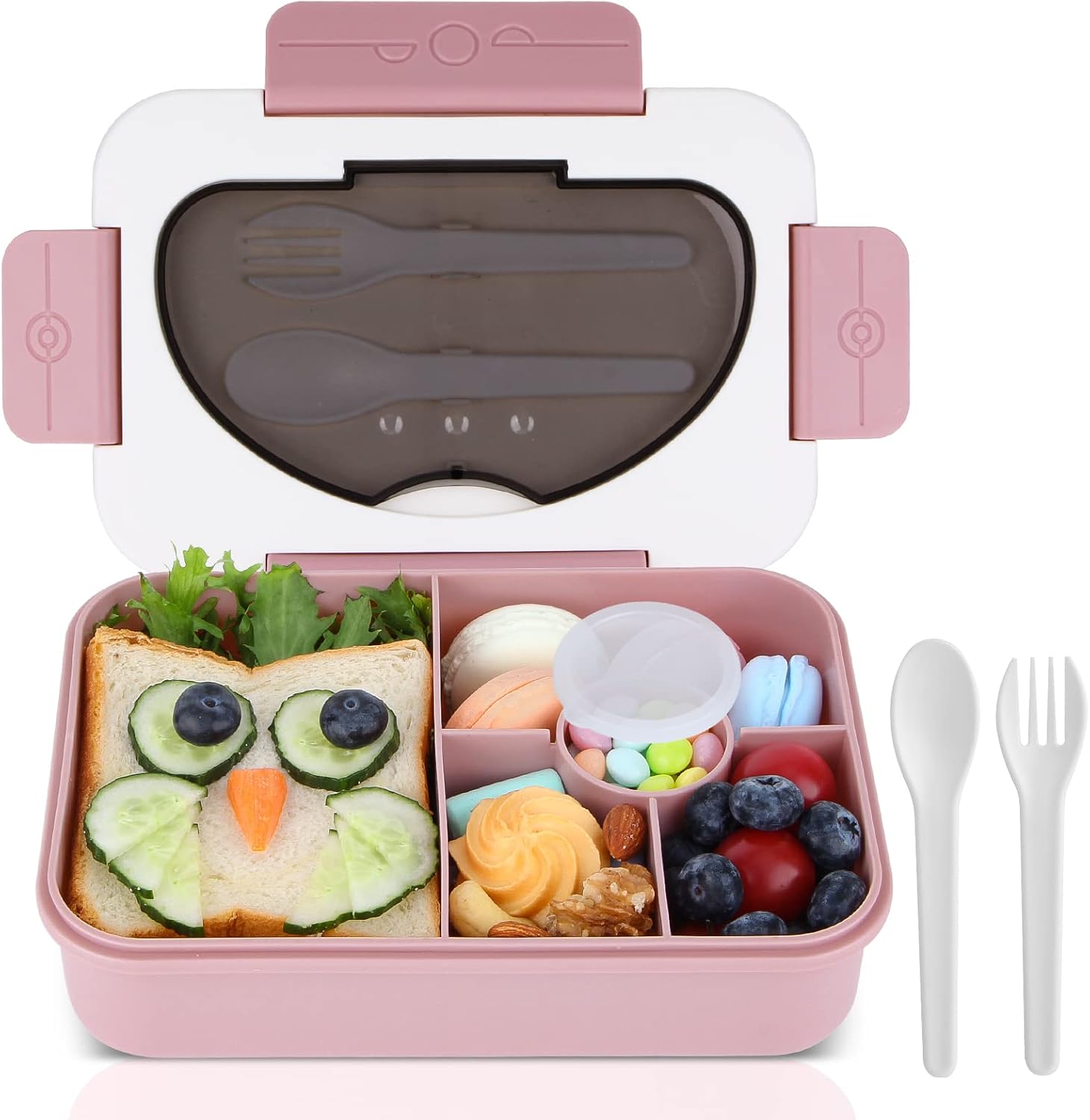 MaMix Bento Lunch Boxes for Kids, Bento Box Adult Lunch Box