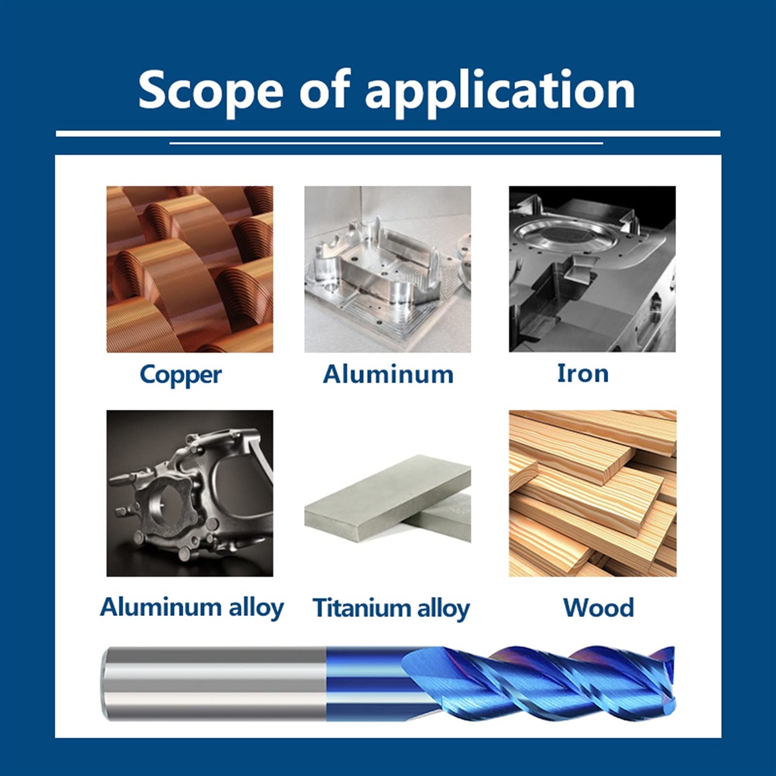 HEHM, Fresa In Carburo 20,0 Mm , Codolo 20,0 Mm X Lunghezza Di Taglio - Foto 3