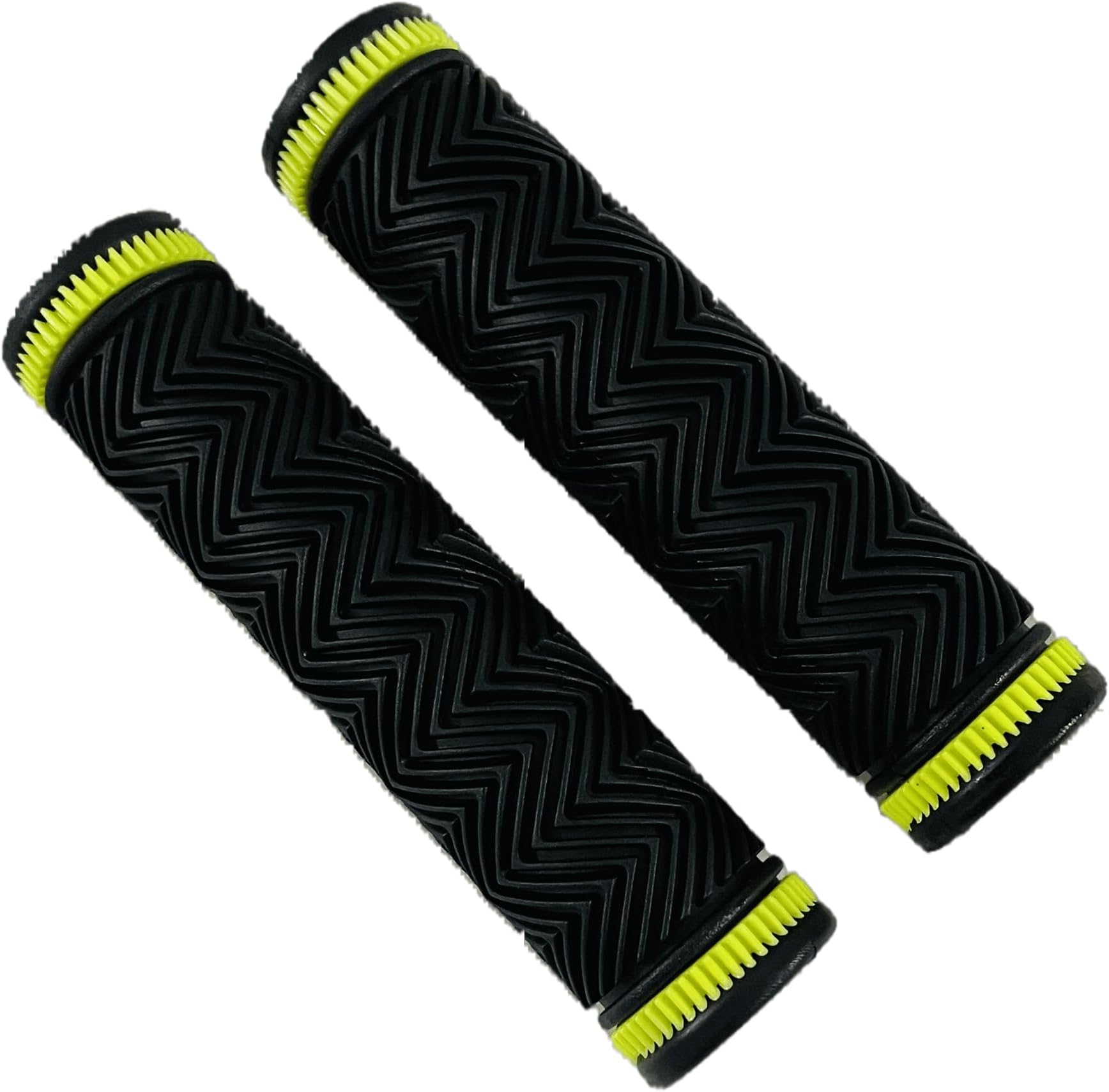 Bicycle Handlebar Grip Set Soft Rubber Non Toxic Anti-Slip Standard Size Colored Cycle Handle Grip Length 12.5 cm