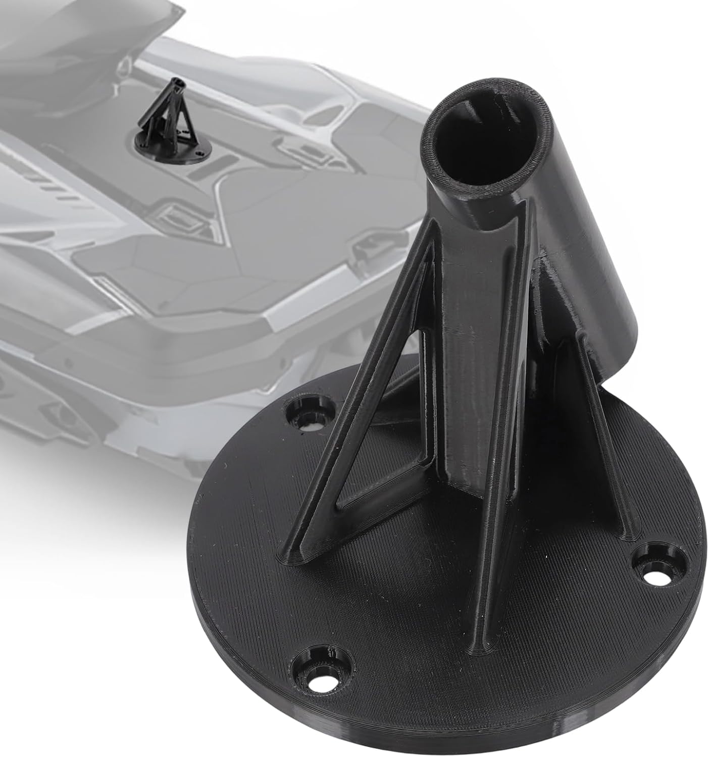 for Insta 360 Camera Rear Deck Mount for Seadoo RXPX RXTX GTX GTI GTR Fish PRO Wake PRO 2018-2025 - Fit for 114cm Invisible Selfie Stick