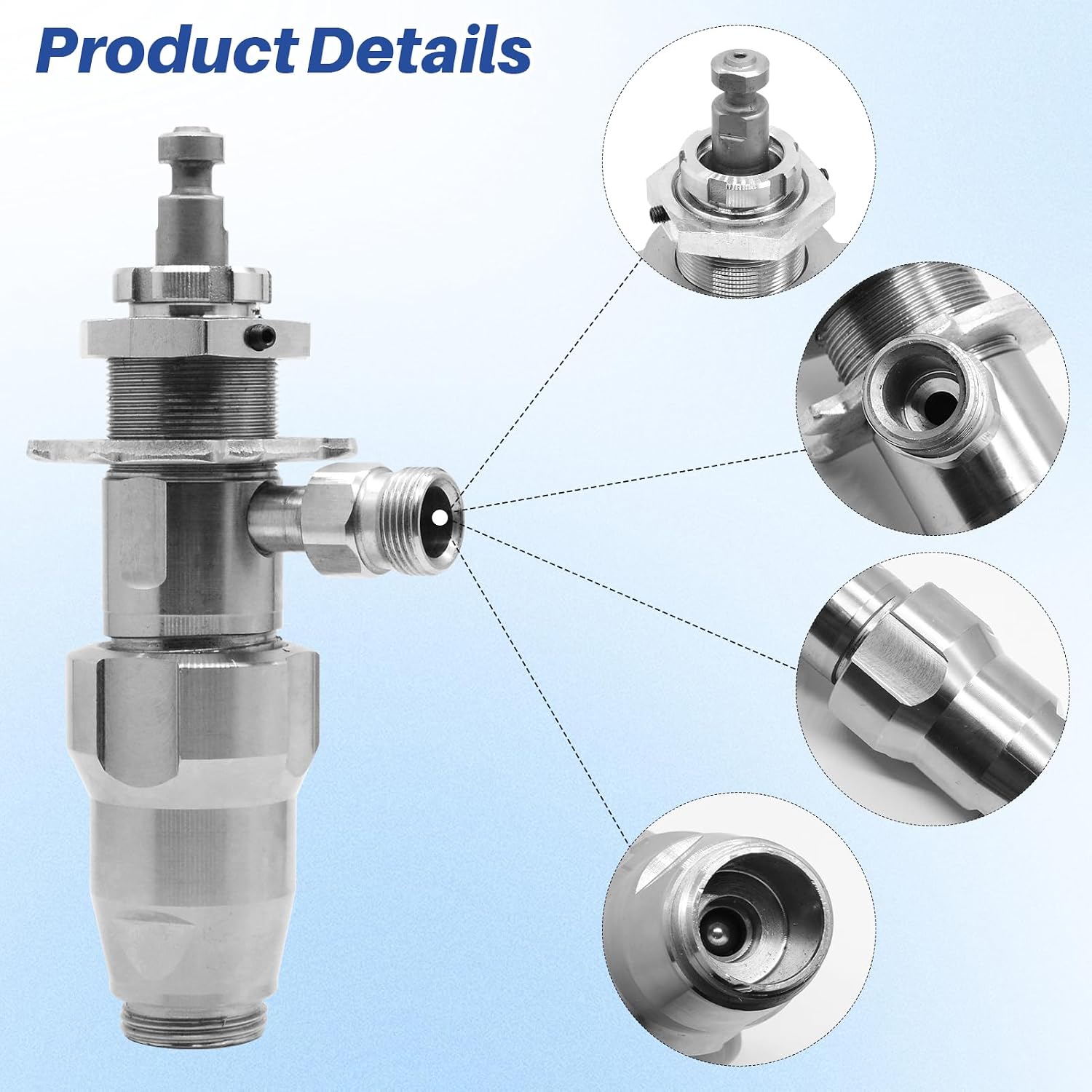Airless Paint Sprayer Pump Replacement for 17C487 & 17C721 – Compatible with Graco 210ES, 210PC, 230PC, 390PC, 395PC, 490PC, 495PC, 595PC Sprayers – 2015 Model PC Pump Aftermarket Part