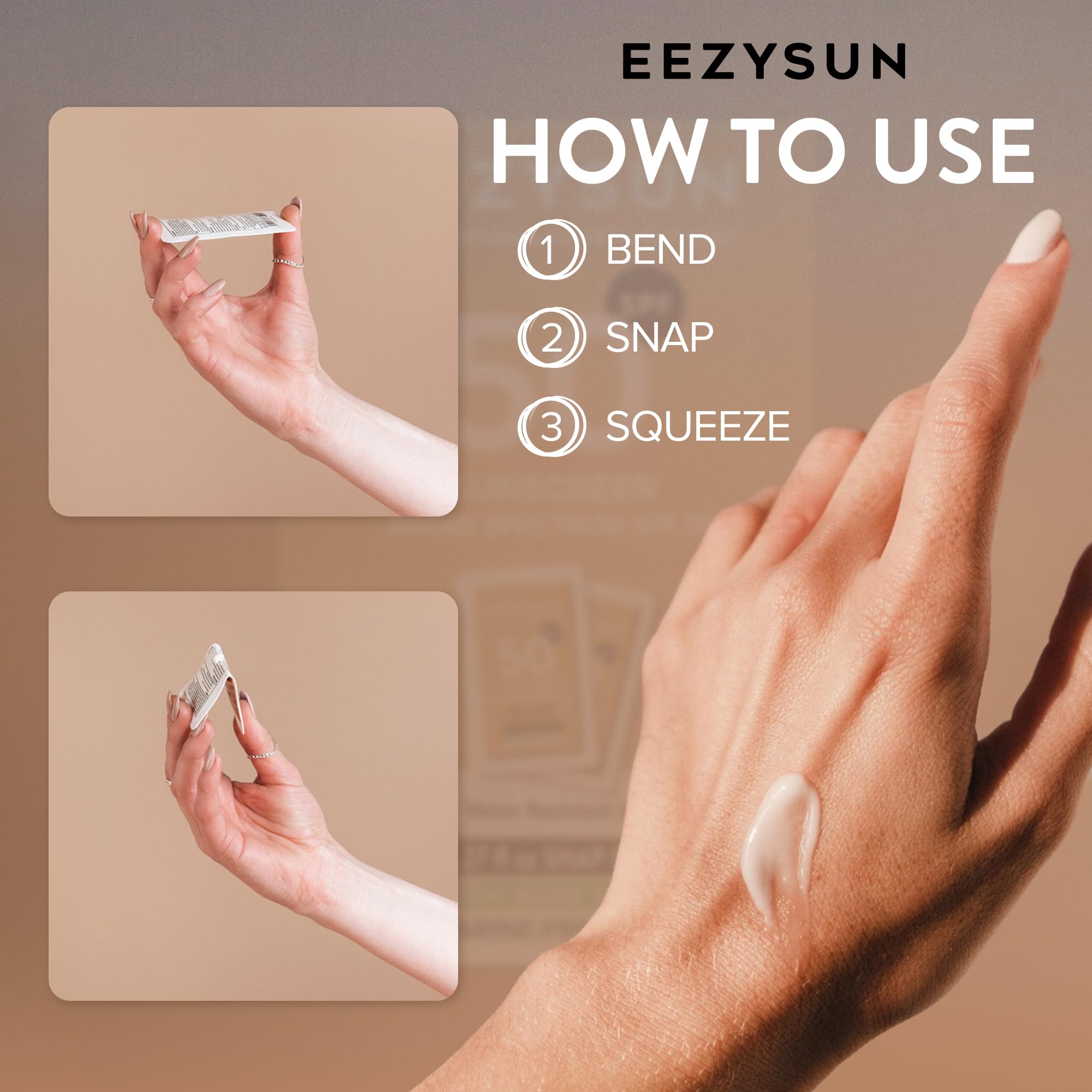 Mineral SPF 50 podróżne opakowanie z filtrem przeciwsłonecznym, 10 szt., nasycone aloesem, wegańskie i bezpieczne dla raf, szerokie spektrum, nietłuste i naturalne, z ochroną UVA/UVB, 0,27 FL OZ na