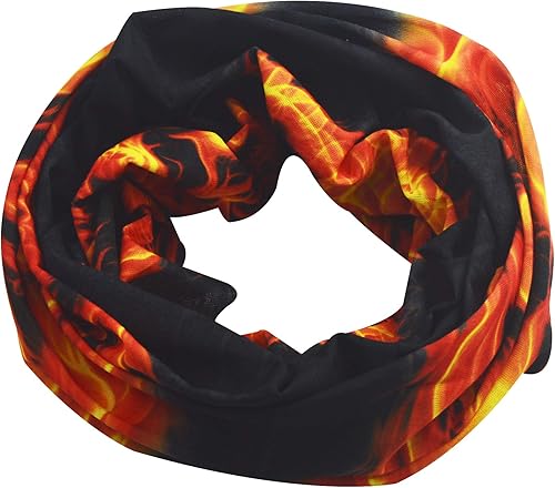 Miniatura 215 de Obacle - Tapabocas con cuello polar y de estilo de pañuelo contra el polvo y el sol para hombre y mujer Calavera Azul Ojo y Nariz