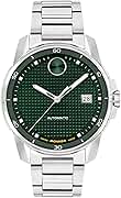 Movado Bold Verso Men’s Automatic Watch – 41 mm Case, Stainless Steel Bracelet, Self-Winding, Sophisticated Style, Gift for Him