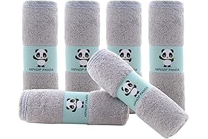 HIPHOP PANDA Kid Washcloths for Bath