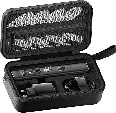 SIXRUN Ultrasuono Taglierino, 40kHz Multifunzione Dispositivo di Taglio Manuale Strumento di Taglio di Precisione con Display OLED 50 Lame per Stampa 3D Artigianato Legno (Spina europea)