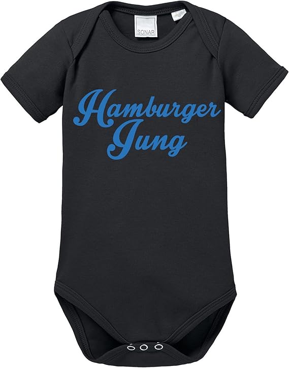 EZYshirt Hamburger Jung Grillschürze - Öko-Tex Zertifiziert