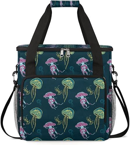 Bolsa de transporte para cafetera de animales oceánicos profundos, para Keurig K-Mini o K-Mini Plus K-Mini Plus K-Cup Pods, portátil, bolsa de viaje