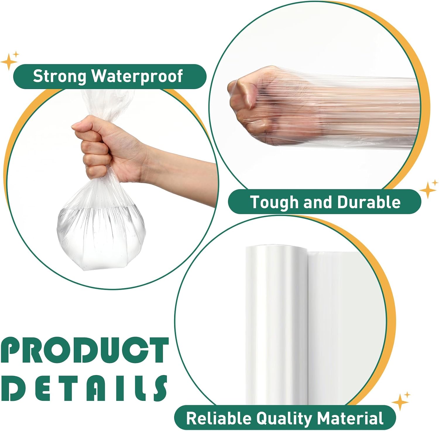 Wesiti Cushion Wrap Silk Film Upholstery Cushion Wrap Easily Install Foam into Cover for Cling Moving Packaging Indoor Furniture Home Office (118 Inch X 22 Yards)