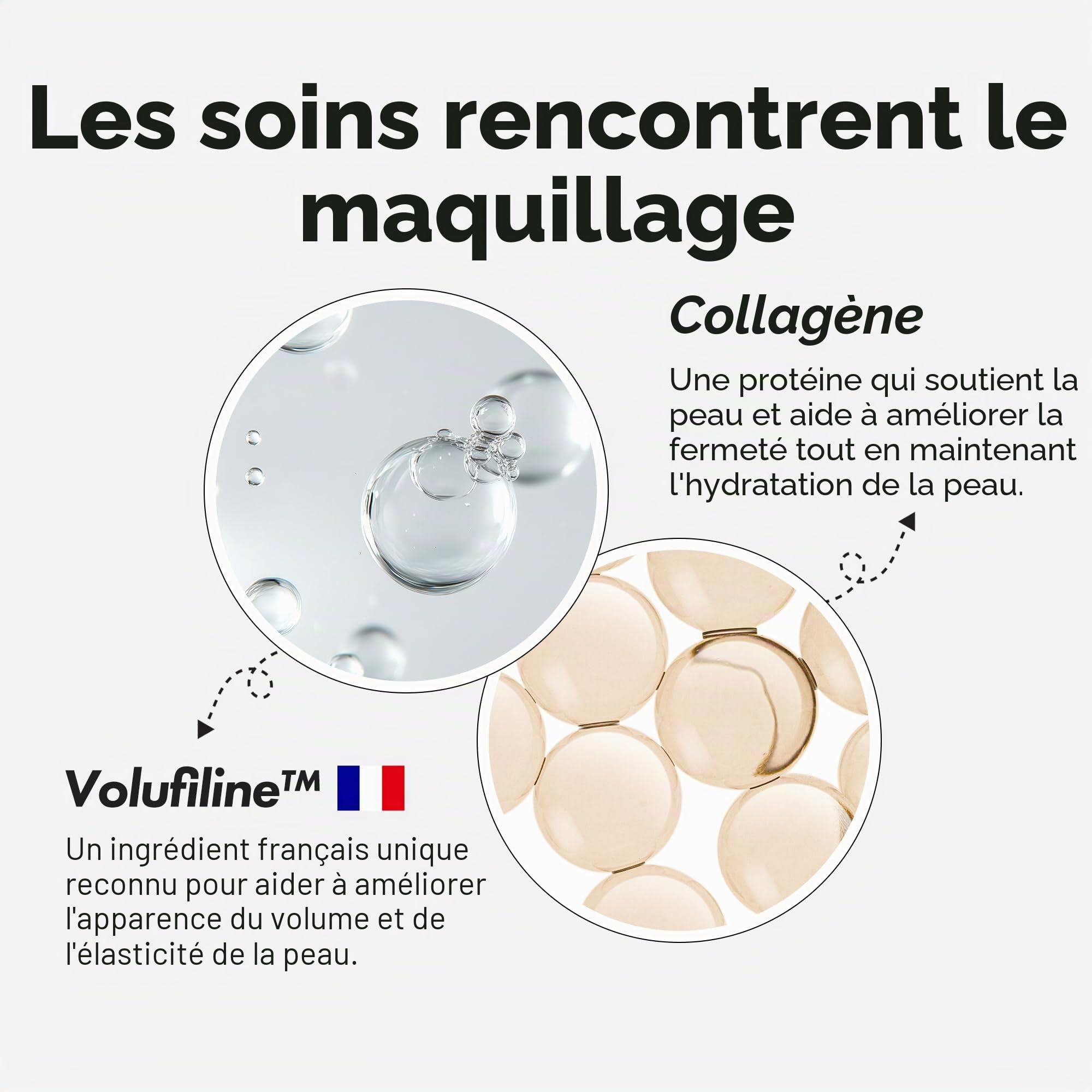 ELROEL BLANC Cover Cream Stick V - Fond de teint coréen à changement de couleur avec pinceau amovible - Couvrance complète à moyenne (60 g, naturel)
