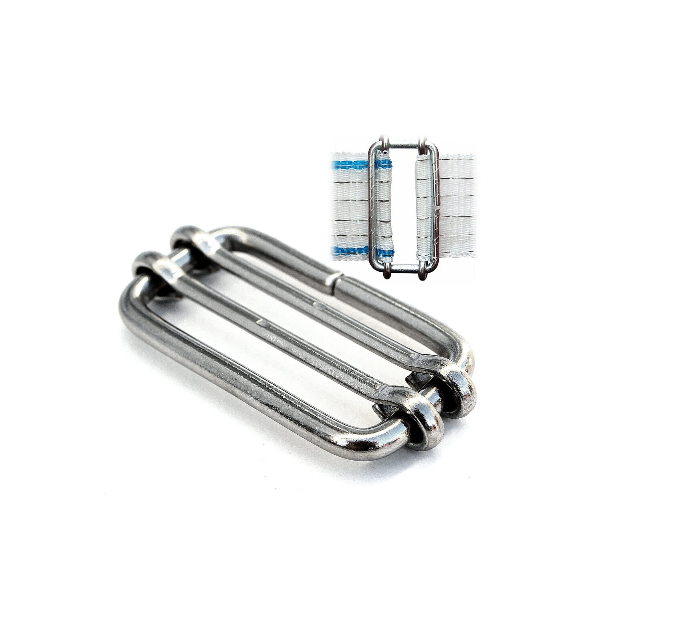 Electric Fence Fencing Tape Connectors S-40 for Tape up to 40mm - Secure Durable Connection Without any Loss of Conductivity - Easy to Use (20)