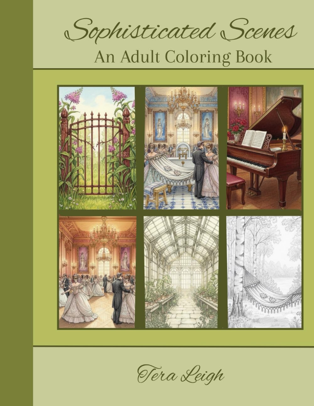 Sophisticated Scenes: An Adult Coloring Book (Adult Coloring books by Tera)