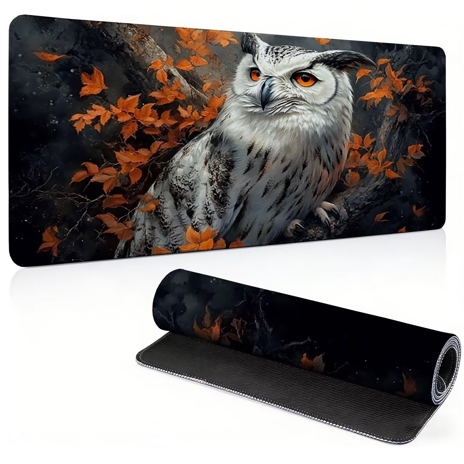 Tappetino Mouse Gaming, 1200x600mm Tappetino Mouse XXL nero 0c0-310 | Mouse Pad Grande, Ottimizzato per i Sensori da Gioco, Migliora Precisione e Velocità, per Mac e PC, animale