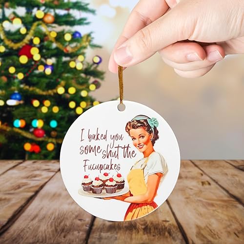 Miniatura 6 de Adornos divertidos – Retro Fuckupcakes – Regalo retro novedoso para adultos, intercambio de elefantes blancos, compañeros de trabajo y divertida