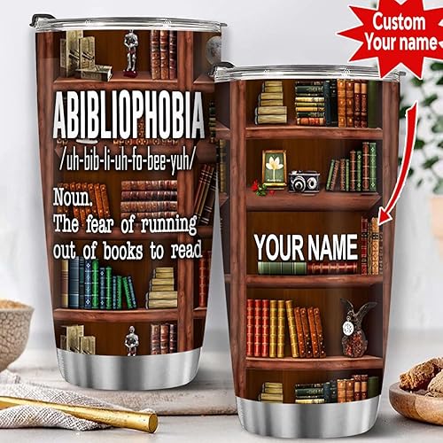 Miniatura 7 de M0412 - Vaso de café personalizado con estante de libros de la biblioteca, taza para amantes de los libros, taza de té, taza de té, taza de libro,