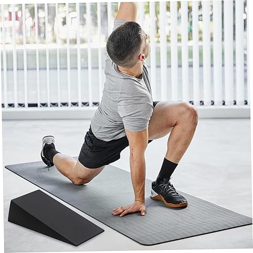 Miniatura 5 de 1 par de bloques de cuña para sentadillas de 13 x 6 x 3.5 pulgadas, EVA de apoyo para entrenamiento, yoga, fitness, levantamiento de pesas,