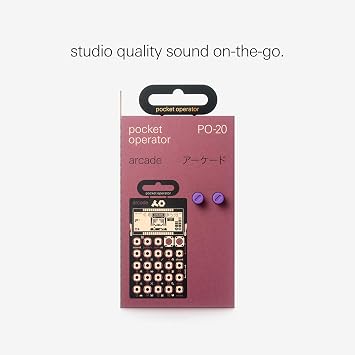 Teenage Engineering Pocket Operator PO-20 Arcade, Synthesizer and Sequencer, with Parameter Locks, Chord Control and Punch-in Effects