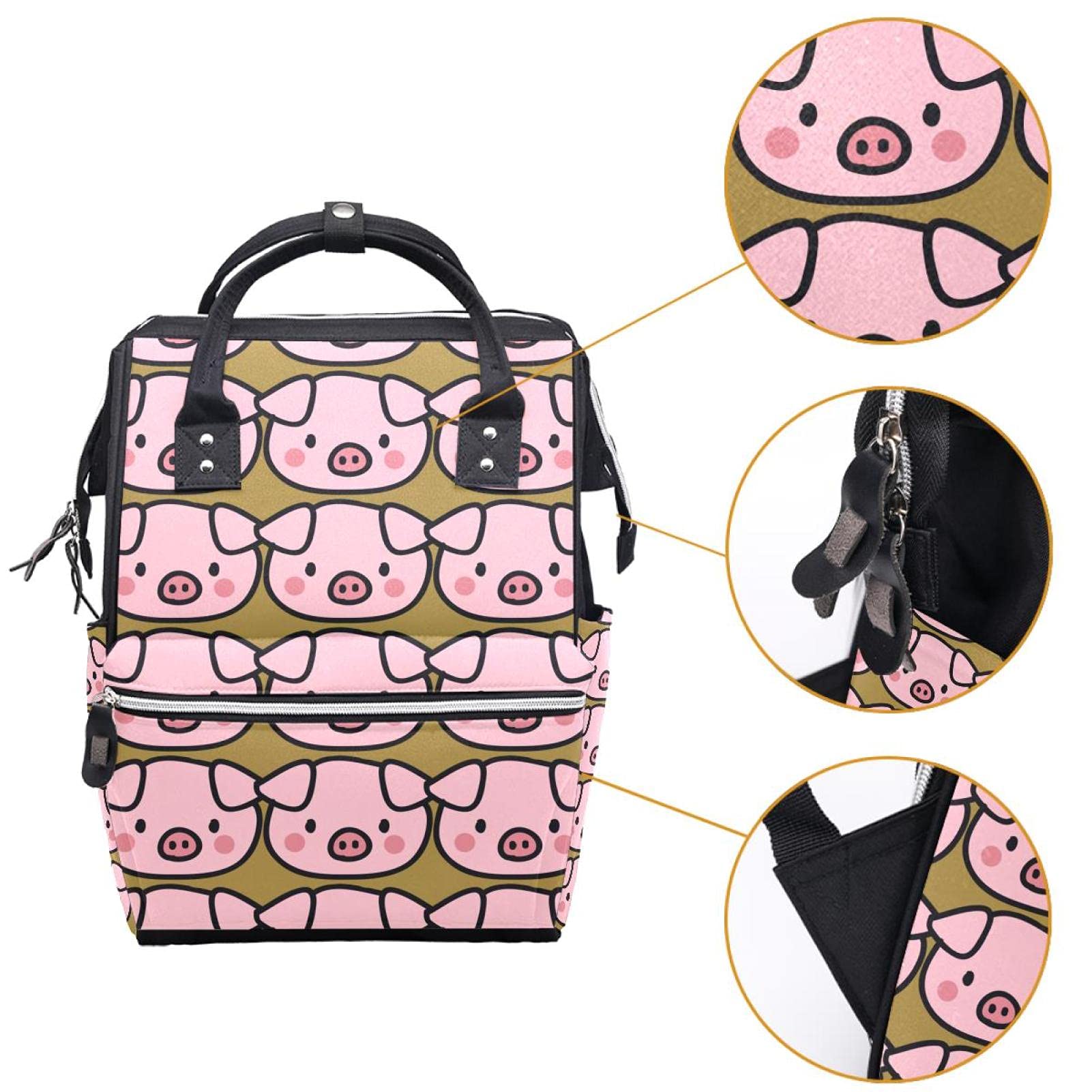 Sac à langer multifonction de grande capacité pour maman et papa - - Taille Unique