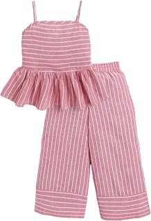 Hopscotch Cotton Striped Blouse & Pant Price In India