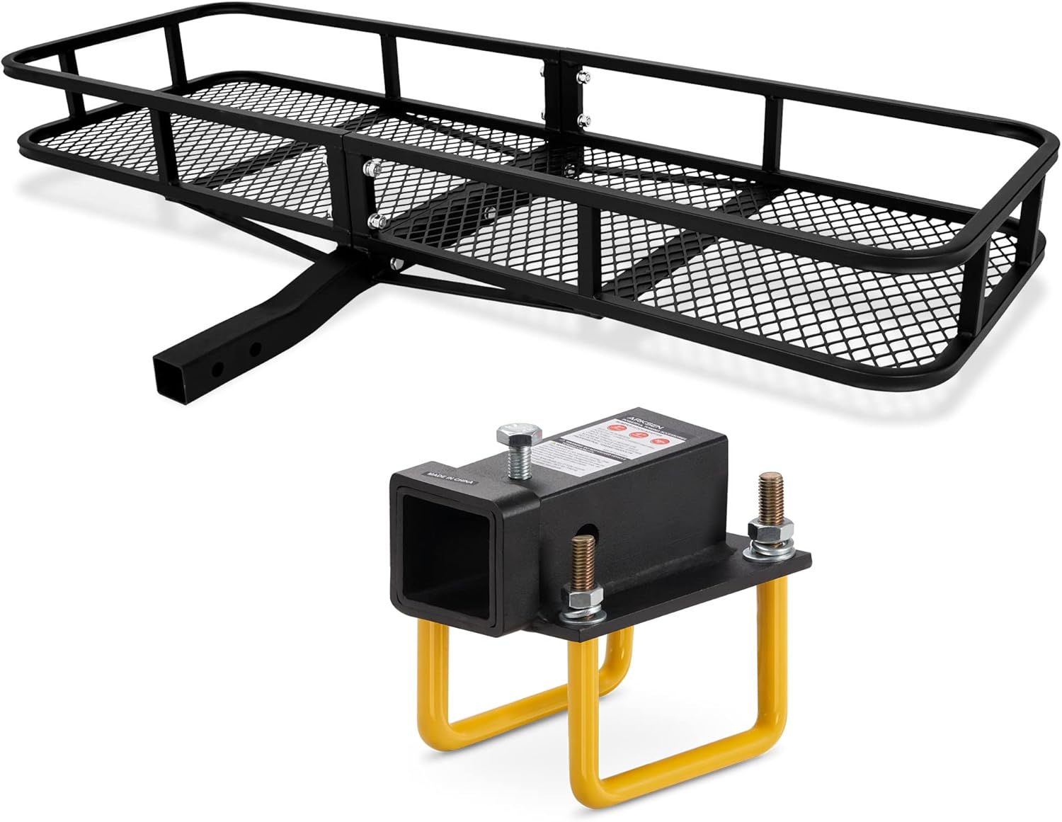 ARKSEN 60" x 24" Heavy Duty Hitch Mount Angled Cargo