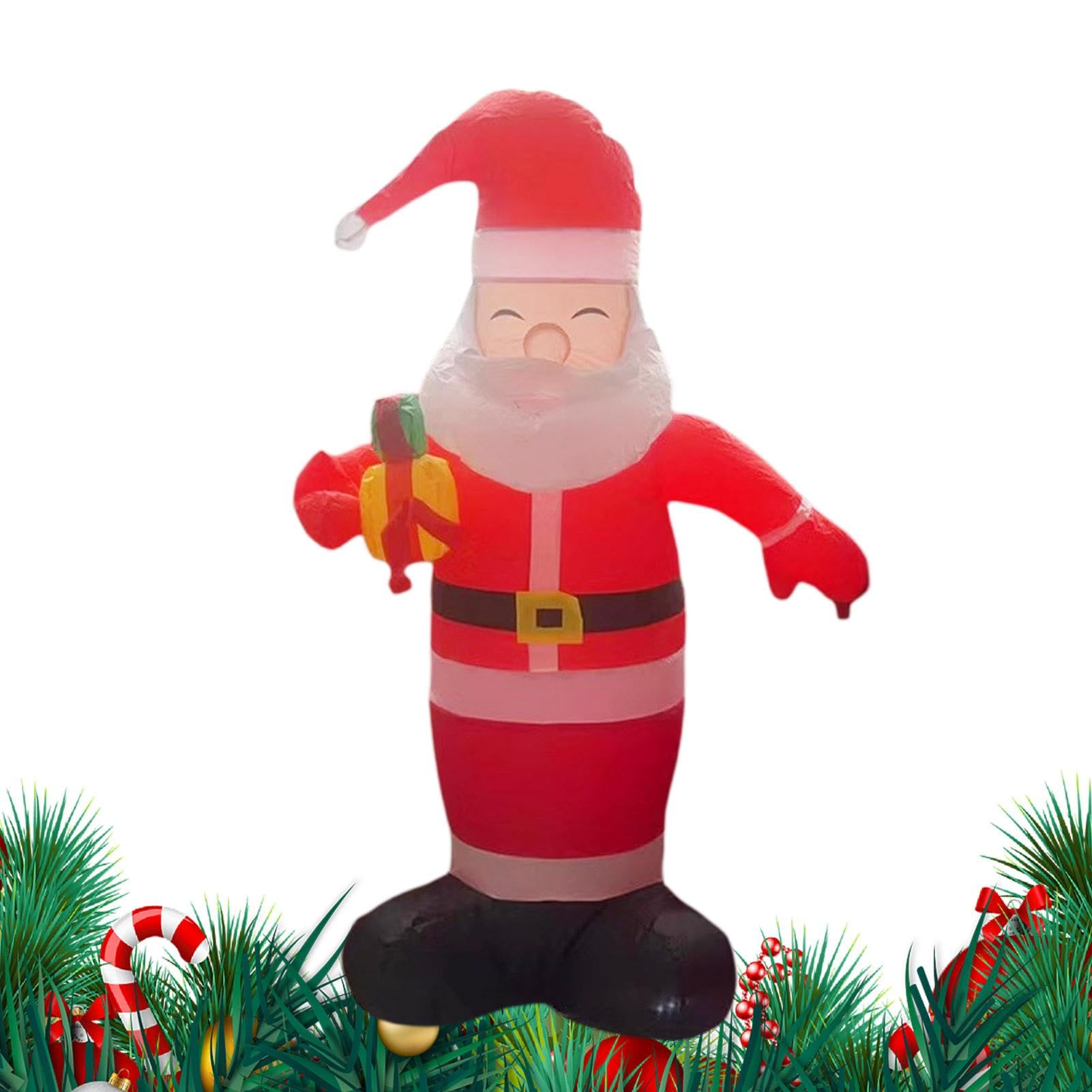 Père Noël Gonflable Grandes Décorations de Fêtes Accessoires Photo