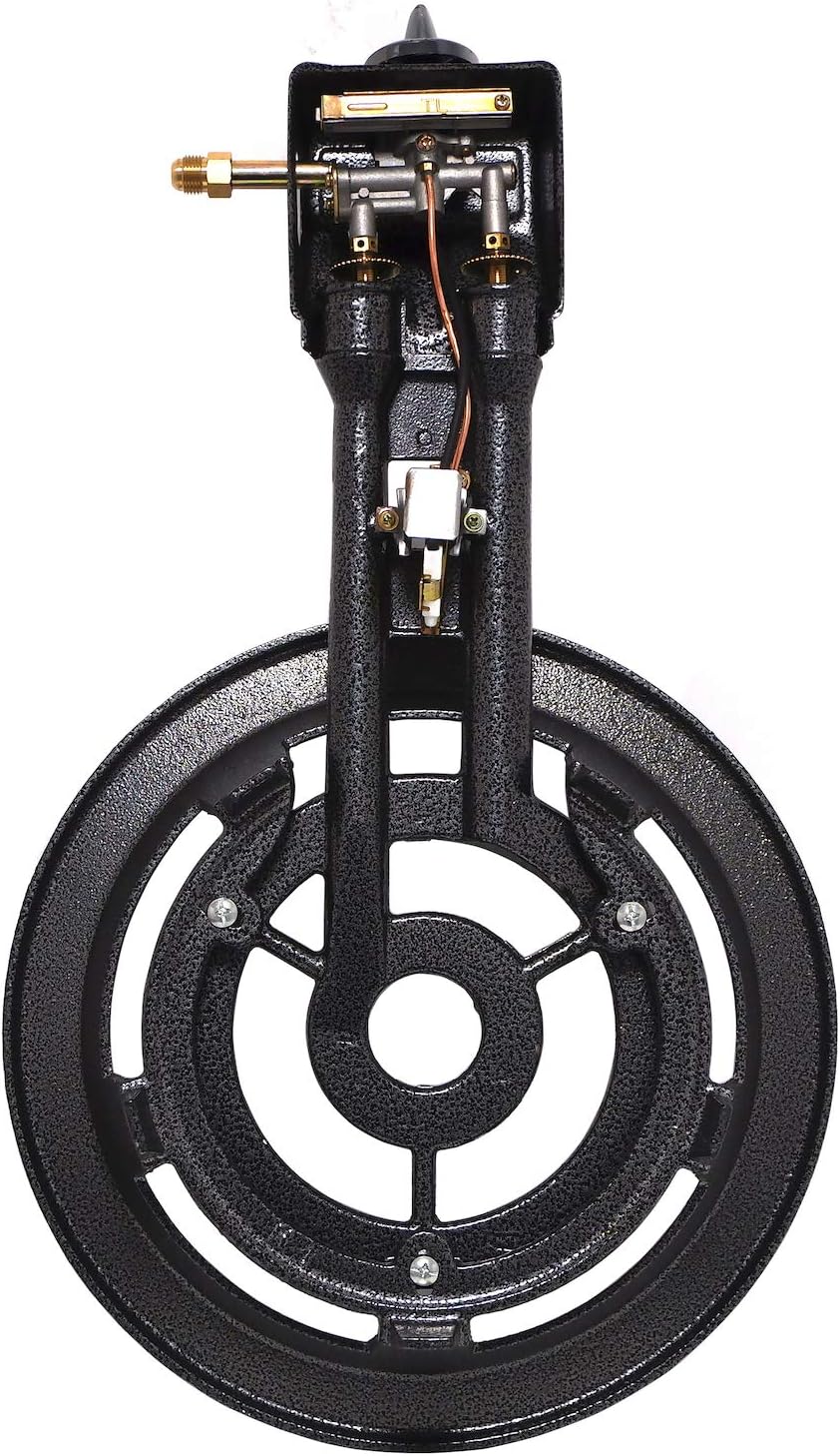 HTTMT- Outdoor 10KW/34000 BTU Power Caming Portable Propane Gas Burner Stove w/hose Jumbo Super Supergas Camp Camping Tailgating Gas Fire [P/N: ET-COOK008-RAW]